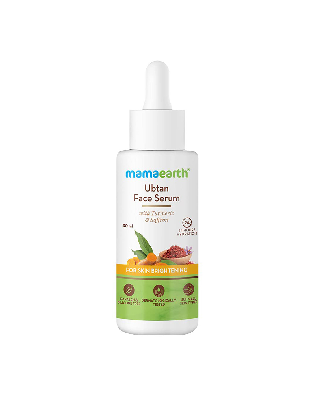 Buy Mamaearth Ubtan Face Serum Turmeric & Saffron For Glowing & Skin