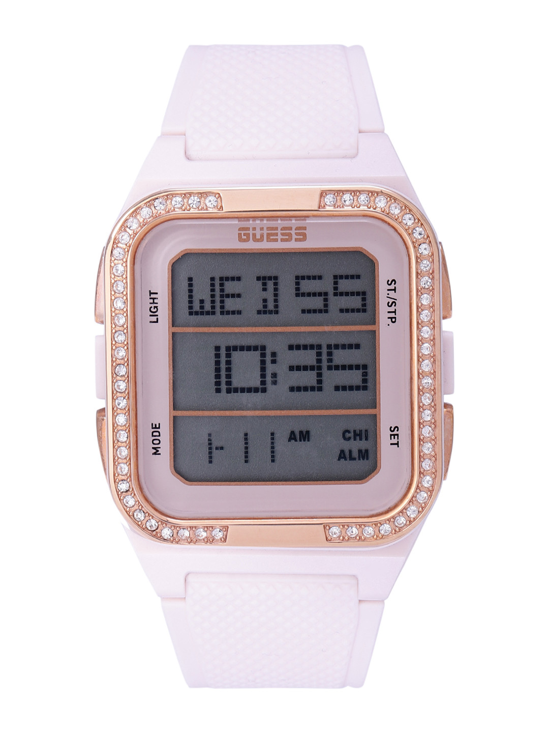 Buy GUESS Women Peach Coloured Multi Function Digital Watch GW0224L3 Watches for Women