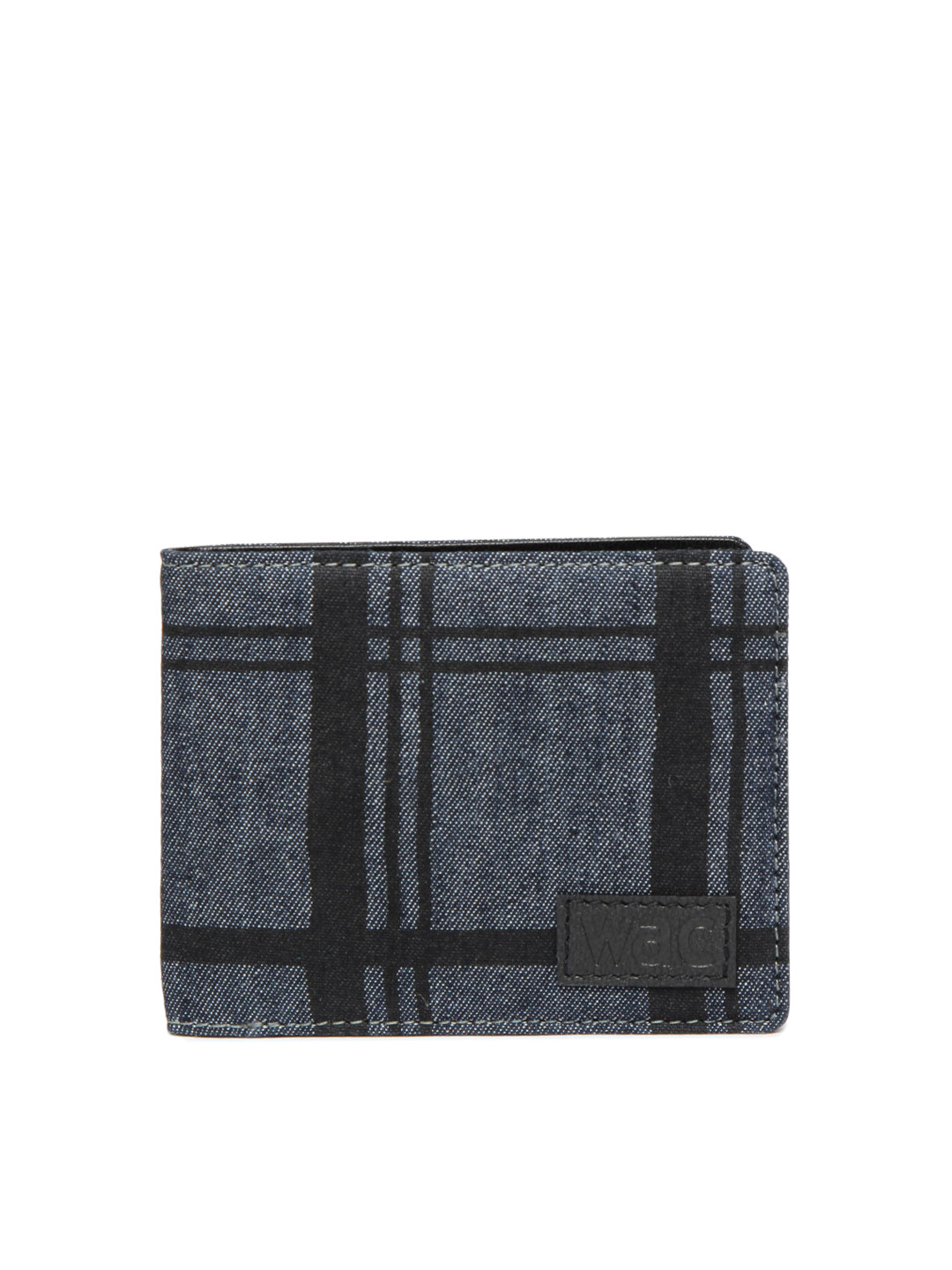Buy WAC Men Navy Checked Wallet Wallets for Men 1611695 Myntra