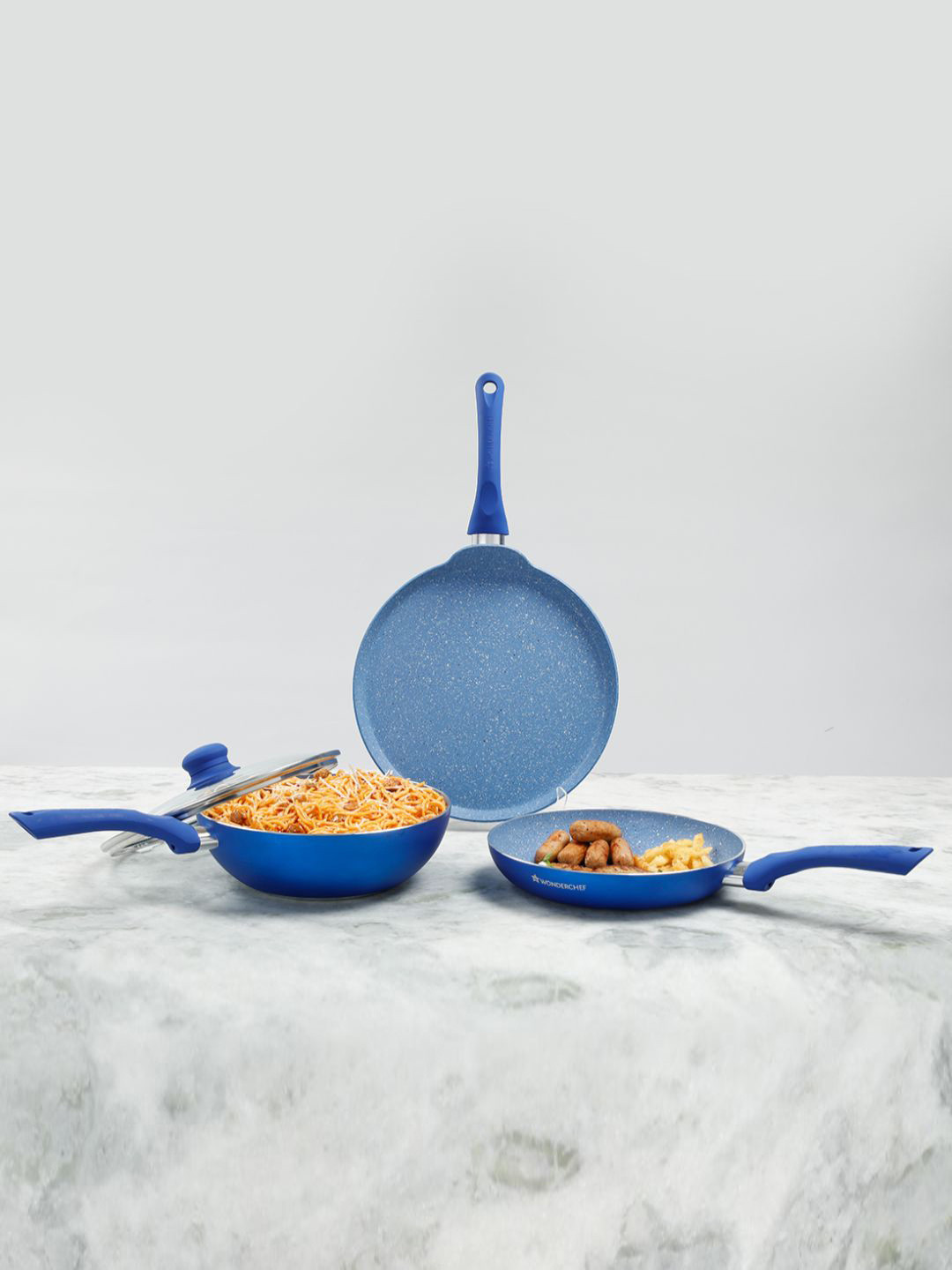 Buy Wonderchef Set Of 4 Non Stick Cookware Set - Cookware Set for ...