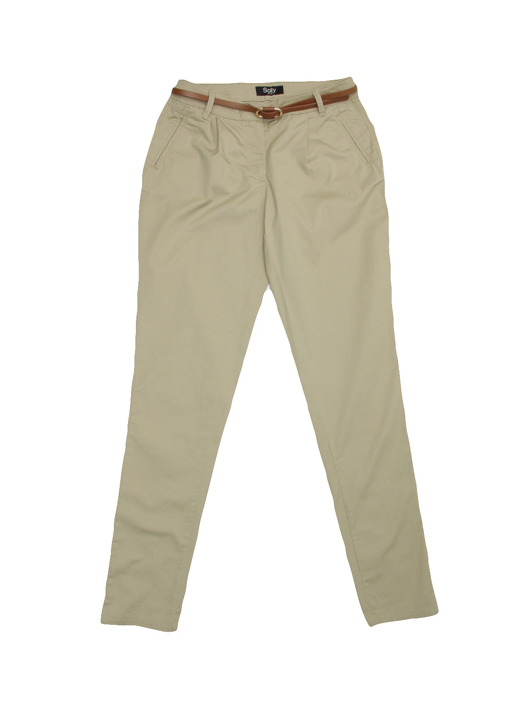 allen solly pleated cotton trousers
