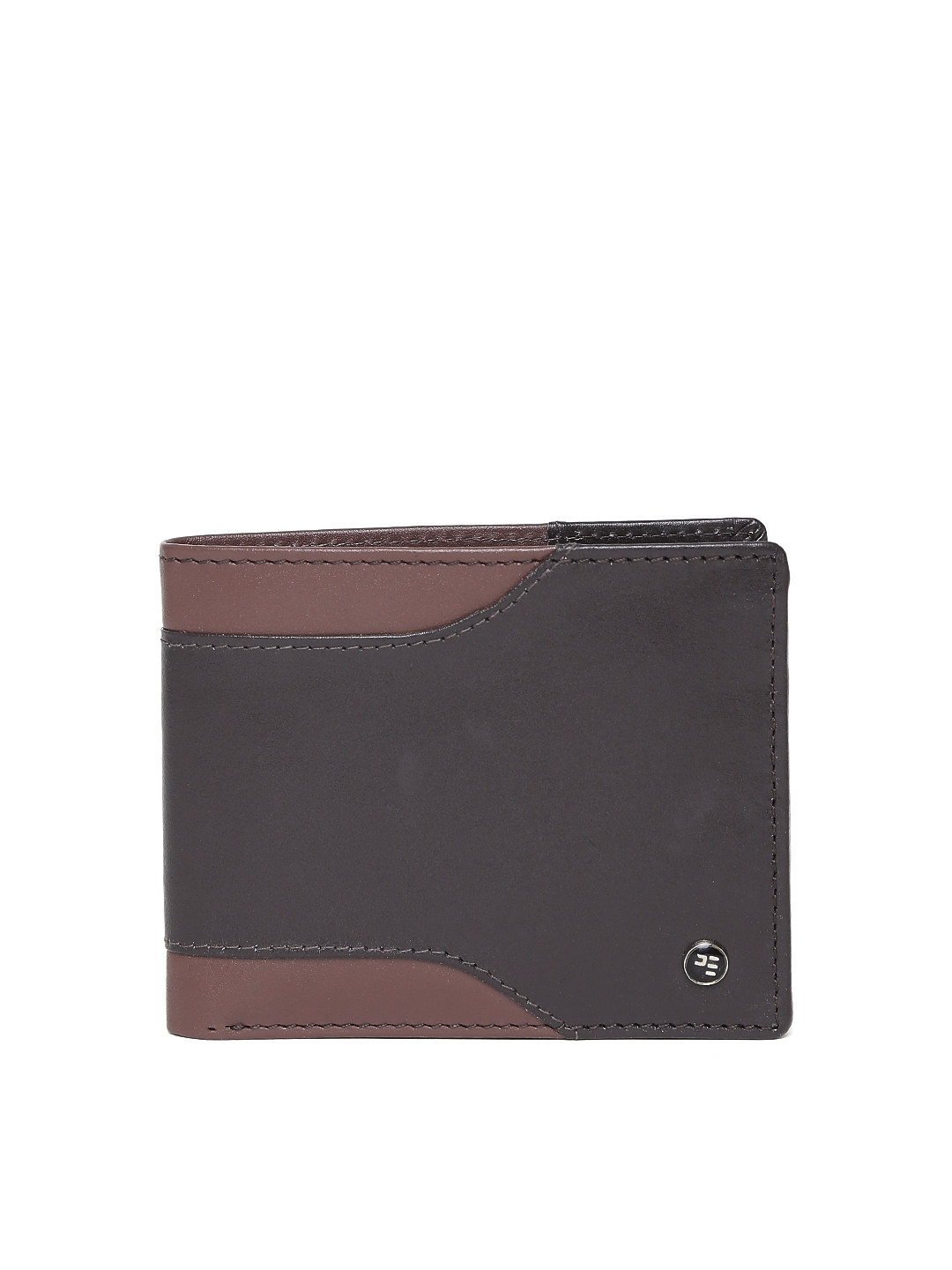 Buy Peter England Men Brown Genuine Leather Wallet - Wallets for Men ...