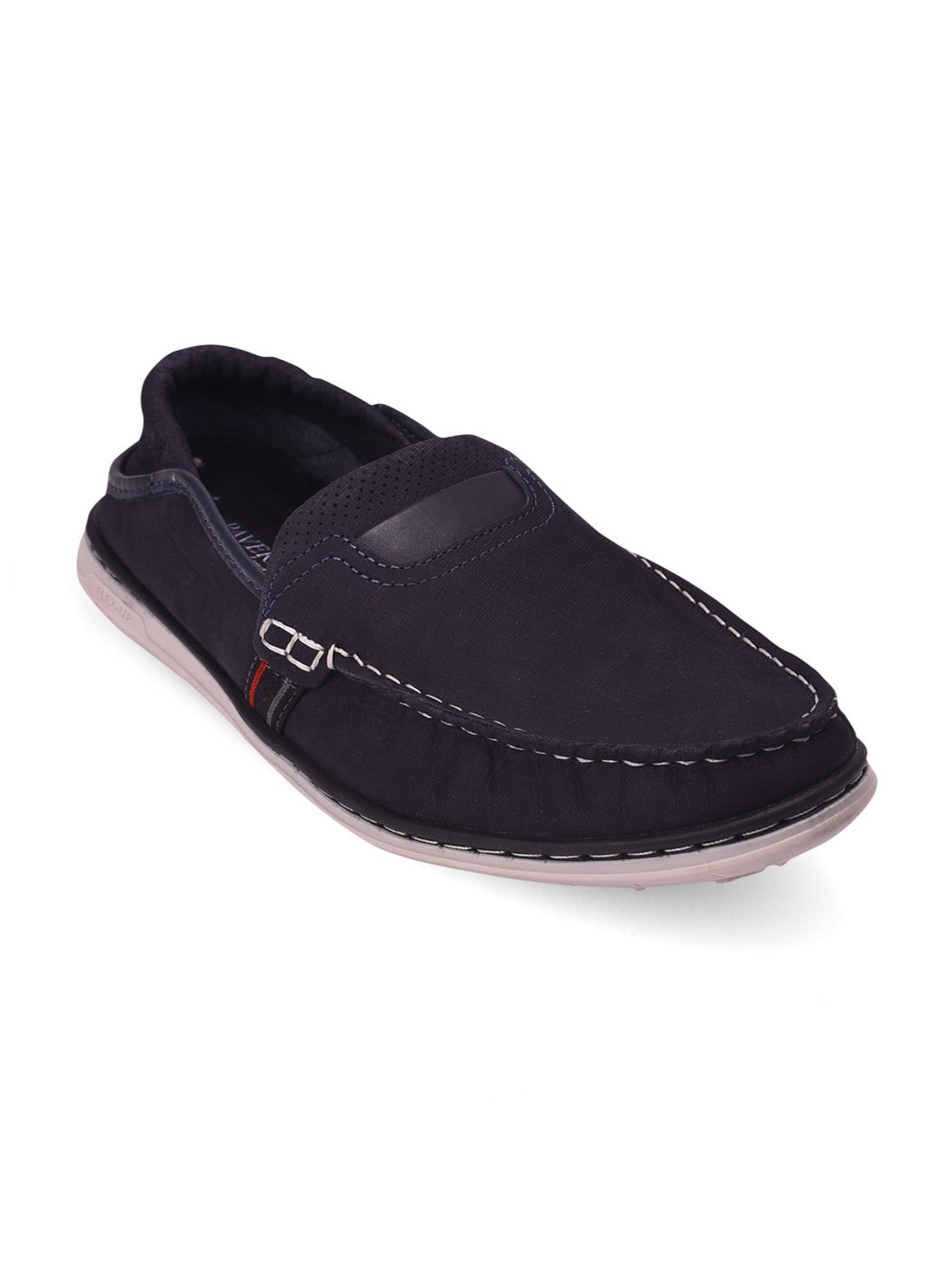 Buy Pavers England Men Blue Leather Loafers Casual Shoes for Men