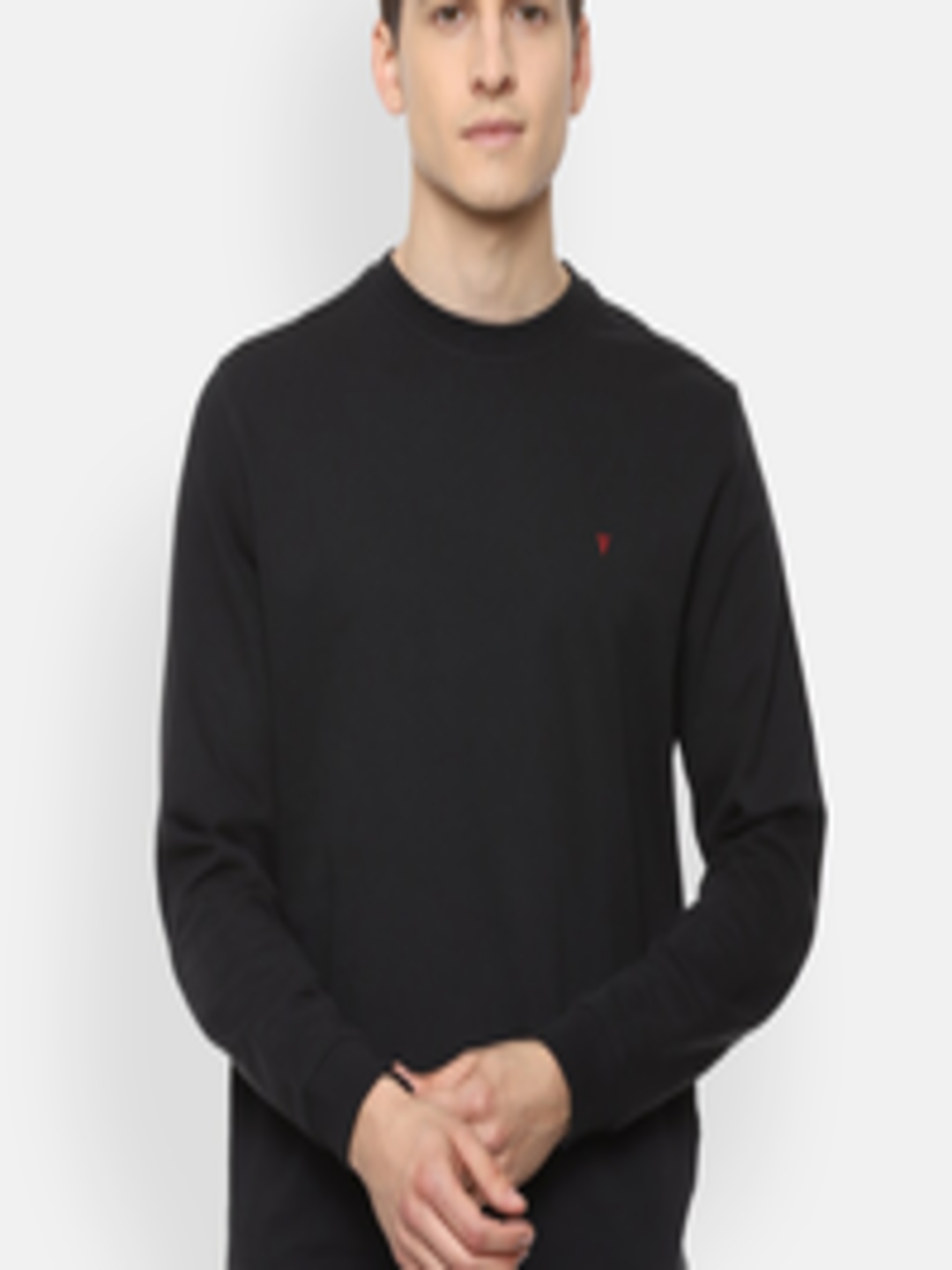 Buy Van Heusen Sport Men Black Sweatshirt - Sweatshirts for Men ...
