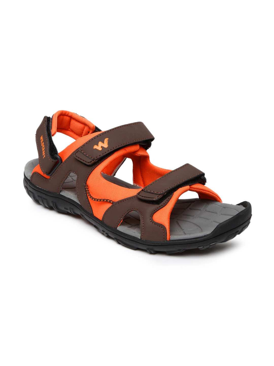 Buy Wildcraft Men Orange & Brown Vidar Sports Sandals Sports Sandals