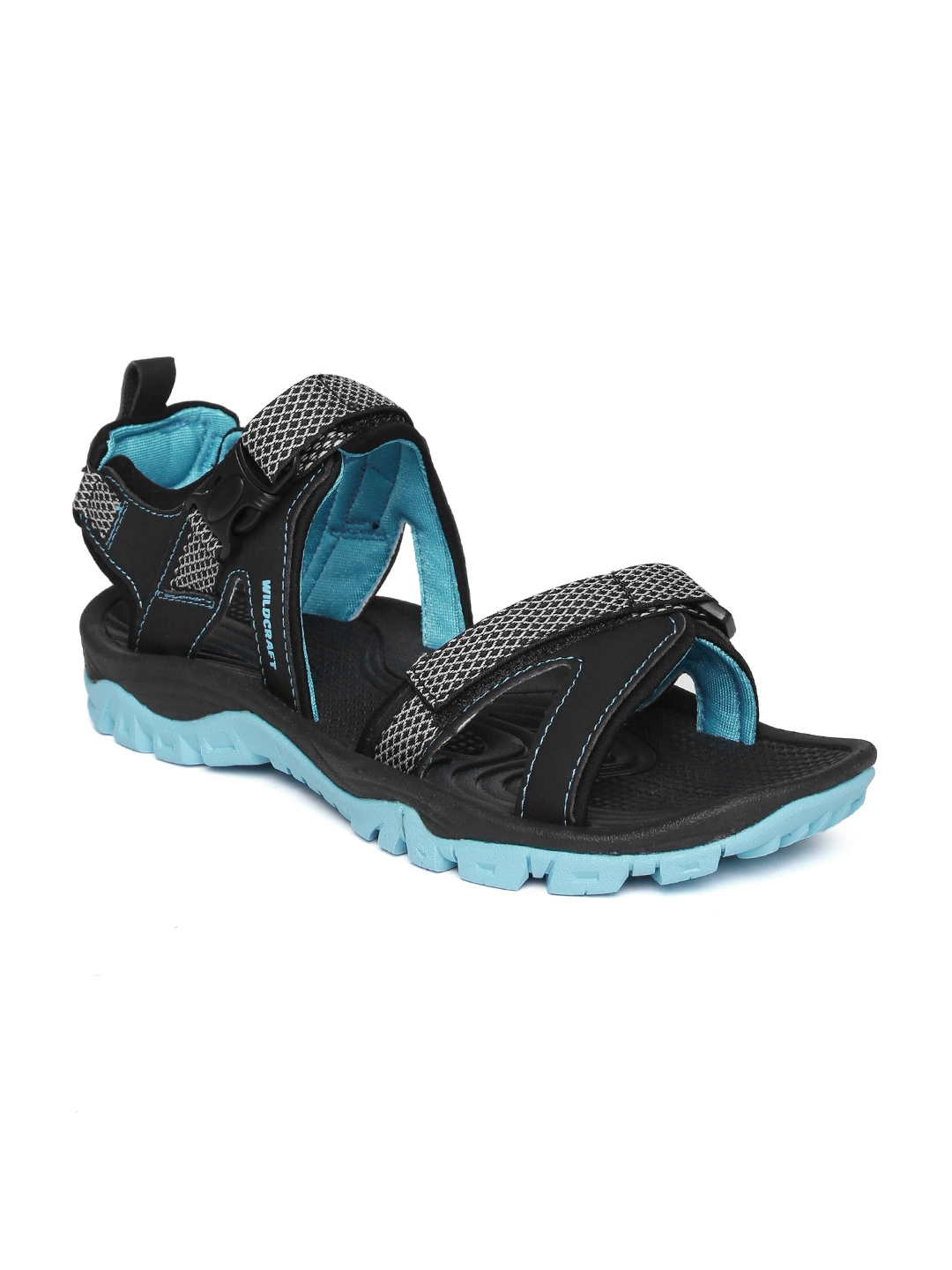 Buy Wildcraft Men Black & Blue Sports Sandals Sports Sandals for Men