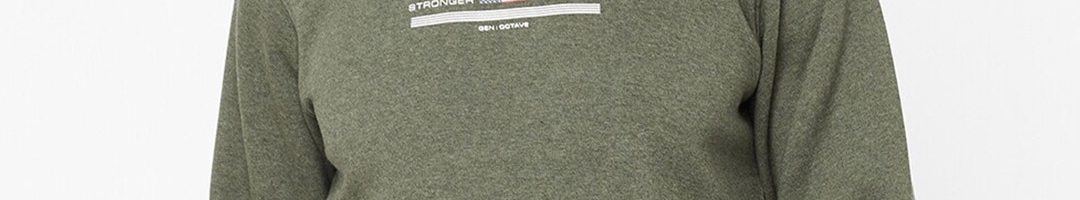 Buy Octave Men Olive Green Sweatshirt - Sweatshirts for Men 16174382 ...
