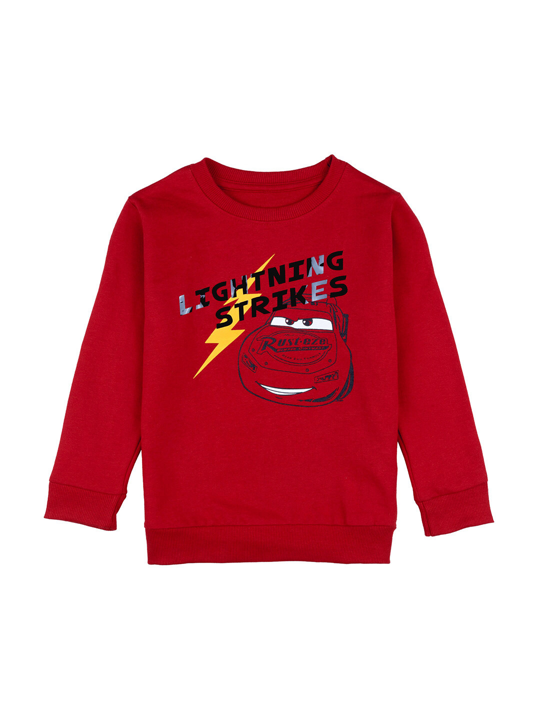 Buy Disney Unisex Kids Red Printed Sweatshirt Sweatshirts for Unisex