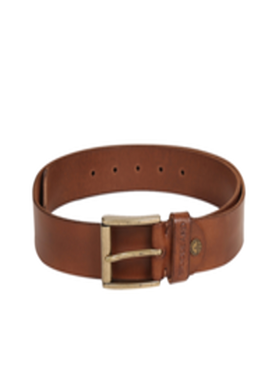 Buy Woodland Men Brown Solid Genuine Leather Belt - Belts for Men 1618258 | Myntra