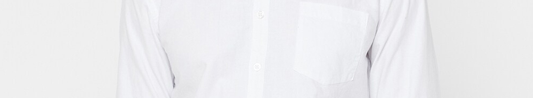 Buy METTLE Men White Opaque Casual Shirt - Shirts for Men 16185404 | Myntra