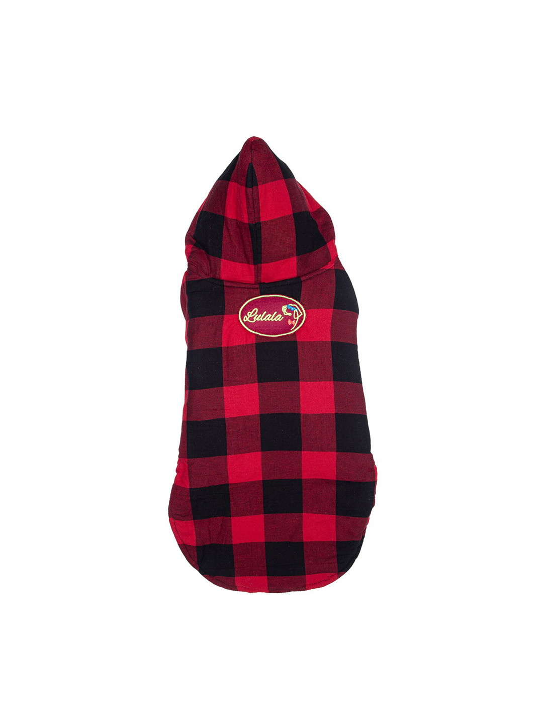 Buy Lulala Red & Black Checked Dog Winter Jacket Dog Jackets for