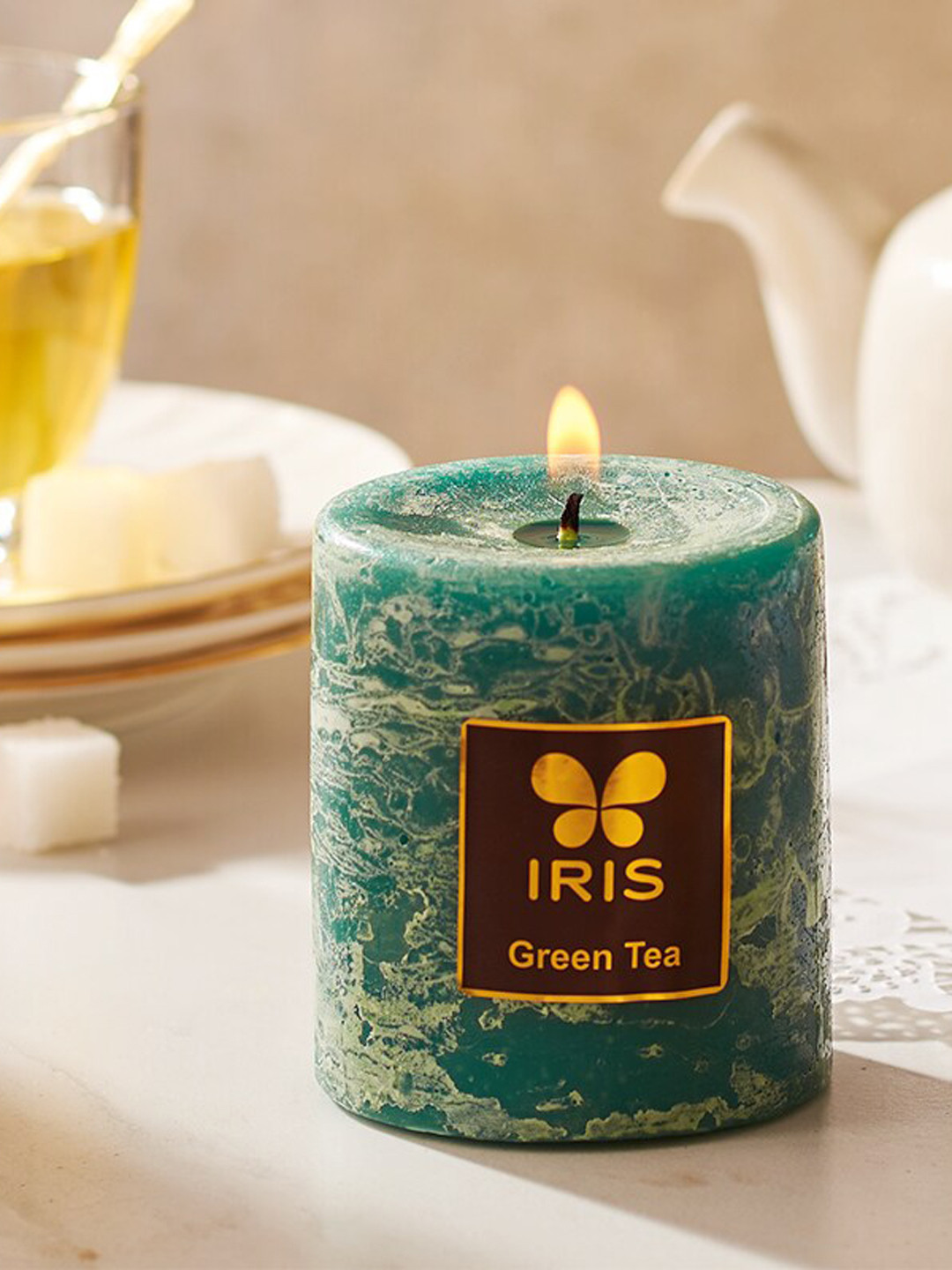 Buy Iris Green Tea Scented Candle Candles for Unisex 16187330 Myntra