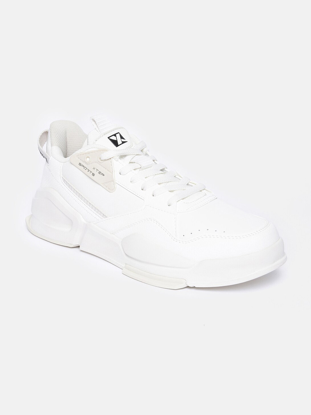 Buy Xtep Men White Skateboarding Non Marking Shoes Sports Shoes for