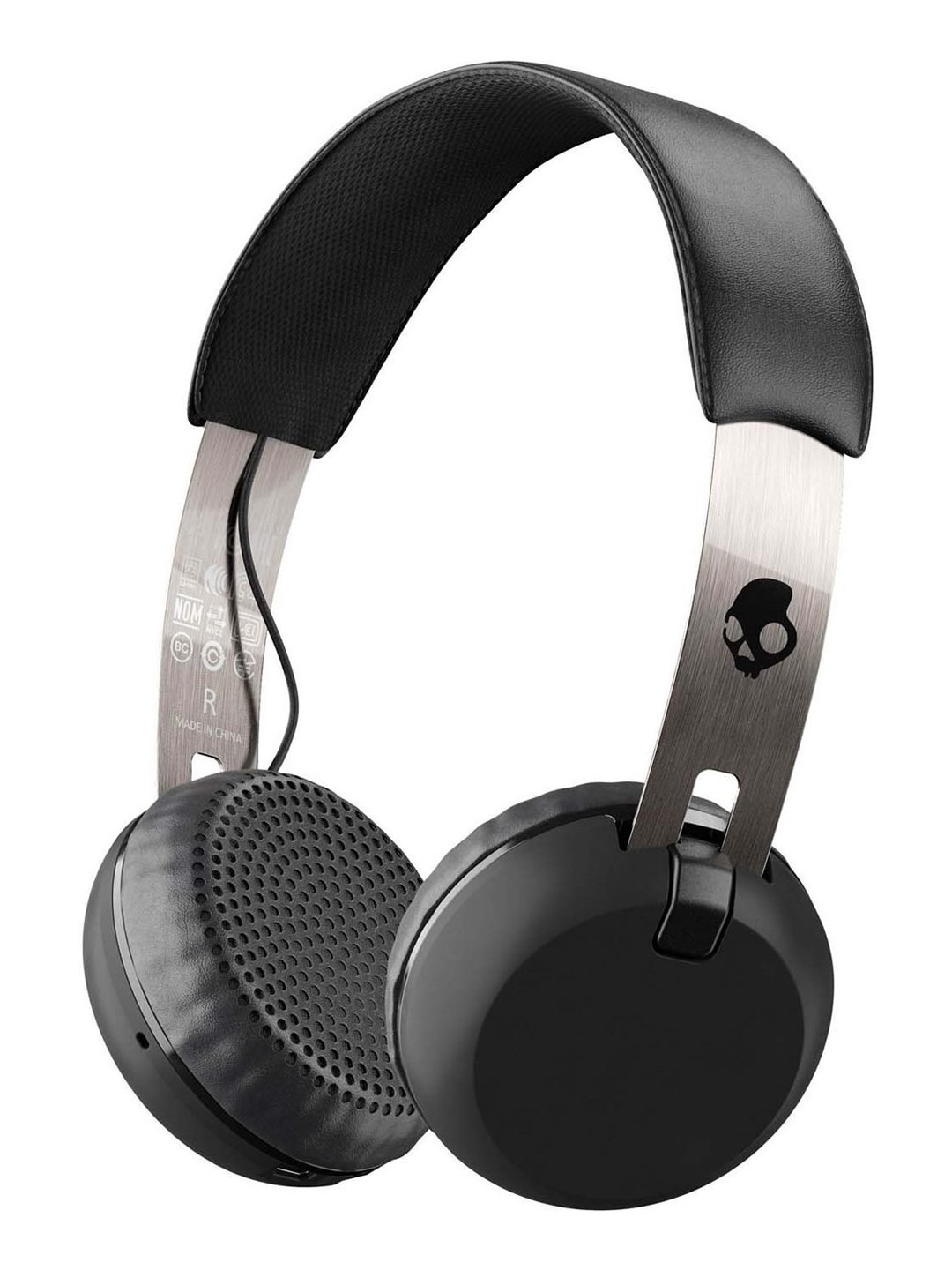 Buy Skullcandy Black Grind Bluetooth Wireless Headphones With Mic & Remote - Headphones for