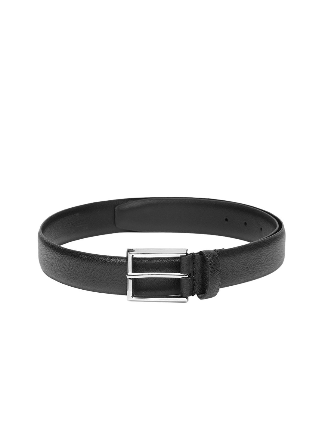 Buy Van Heusen Men Black Textured Leather Formal Belt Belts for Men