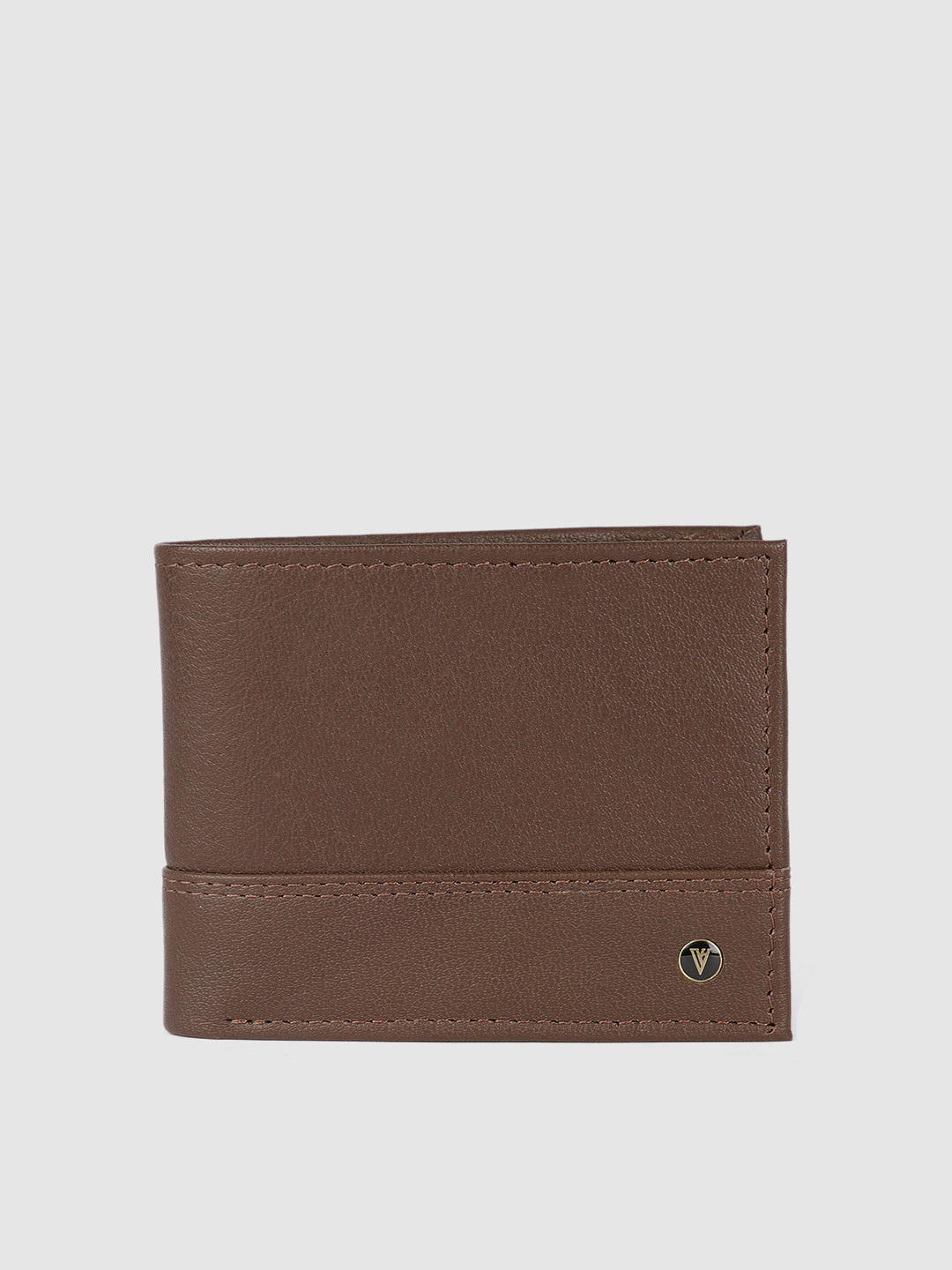 Buy Van Heusen Men Brown Leather Two Fold Wallet Wallets for Men 16201298 Myntra