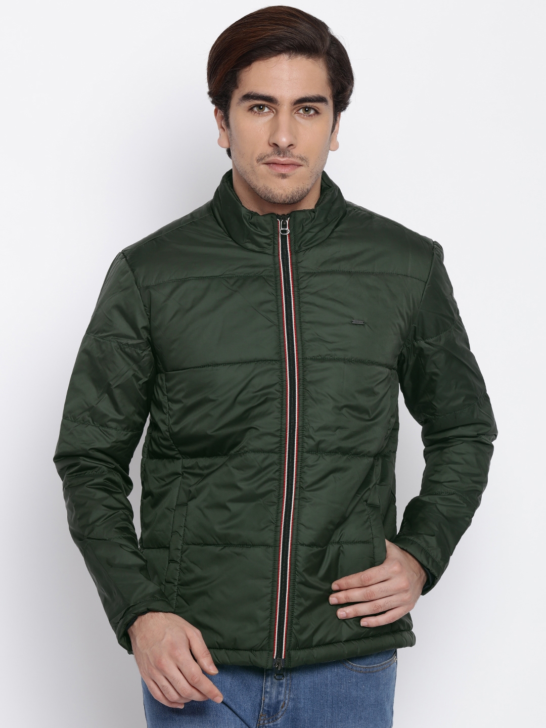 Buy Numero Uno Olive Green Quilted Jacket - Jackets for Men 1620526 ...