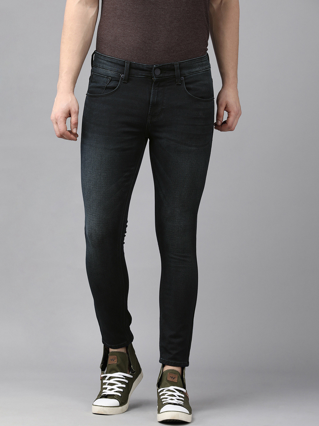 Buy SPYKAR Men Blue Slim Fit Light Fade Stretchable Jeans Jeans for Men 16213394 Myntra