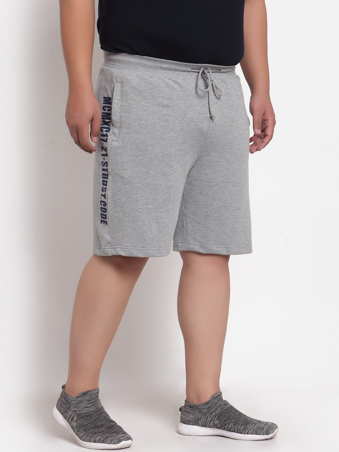 Buy PlusS Men Grey Printed Regular Shorts Shorts for Men 16216744 Myntra