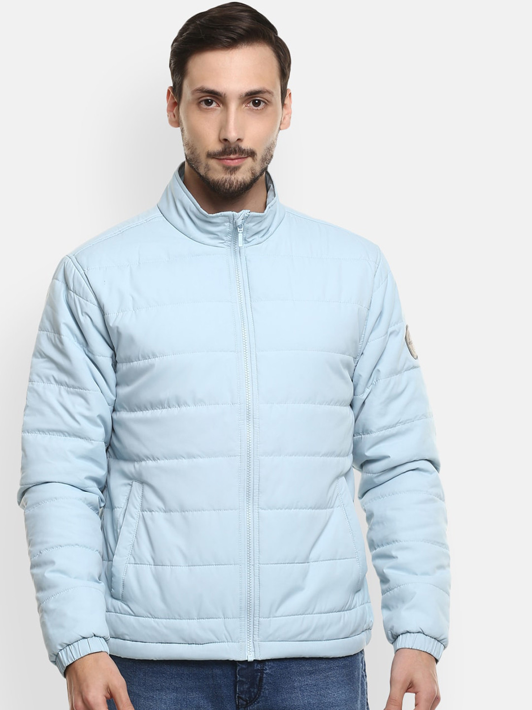 Buy Red Chief Men Blue Water Resistant Padded Jacket Jackets for Men