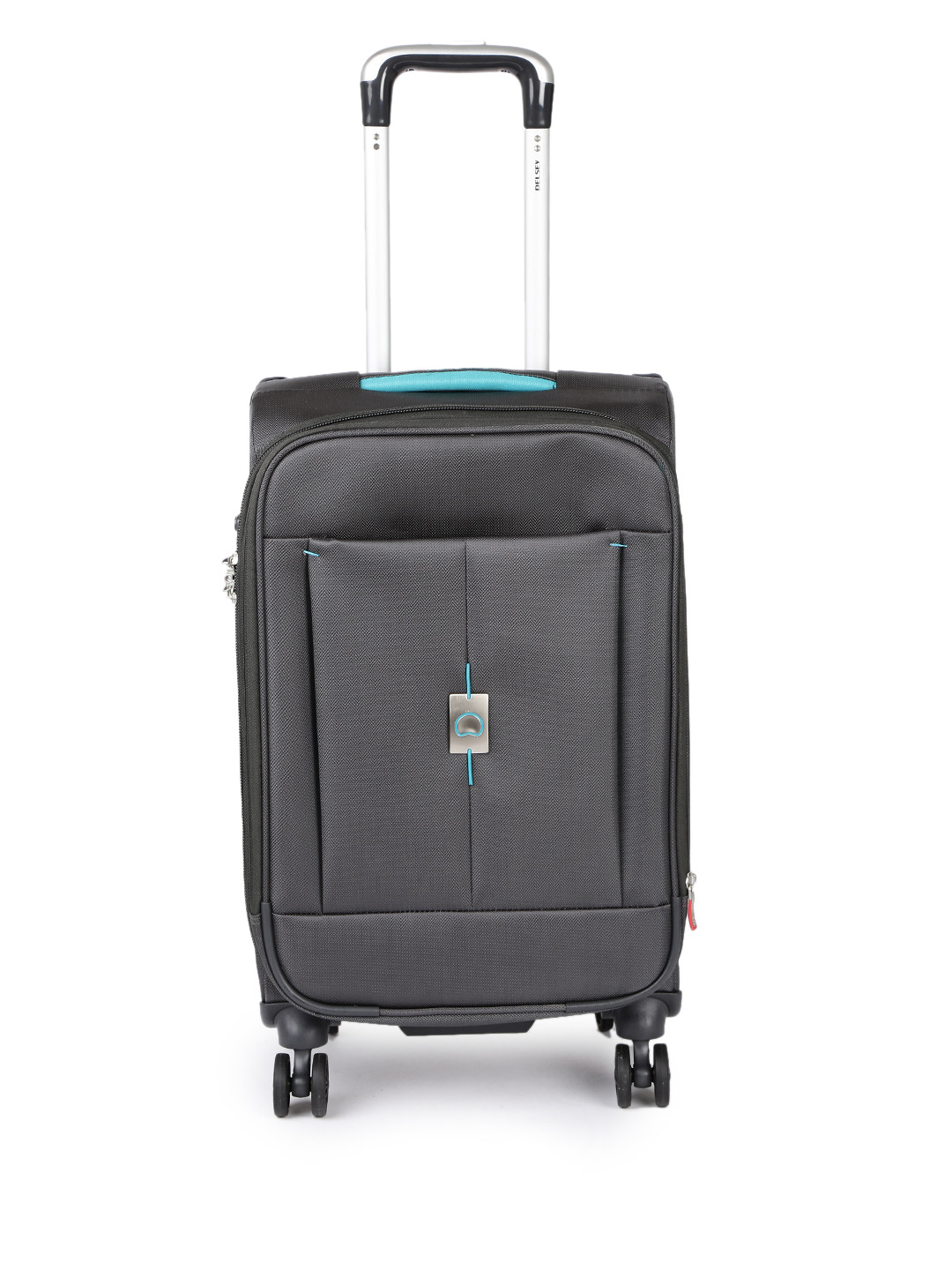 Buy DELSEY Unisex Grey Carry On Expandable Spinner Cabin Trolley Bag