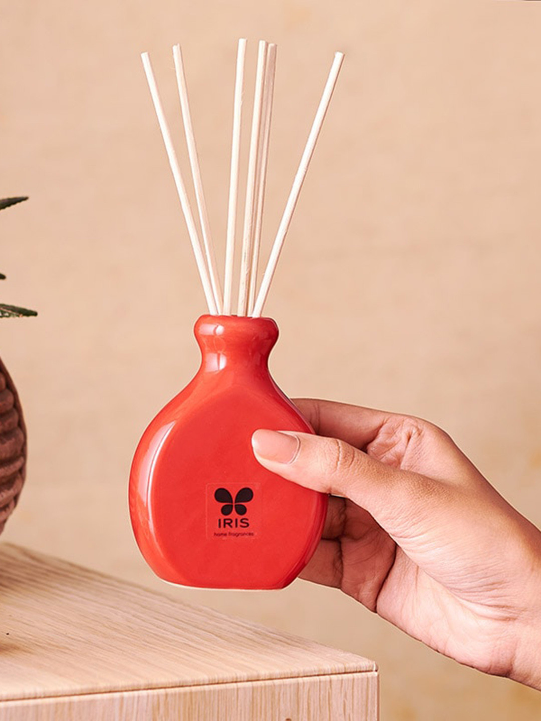 Buy Iris Red Apple Cinnamon Reed Diffuser Set Aroma Oil Diffusers for