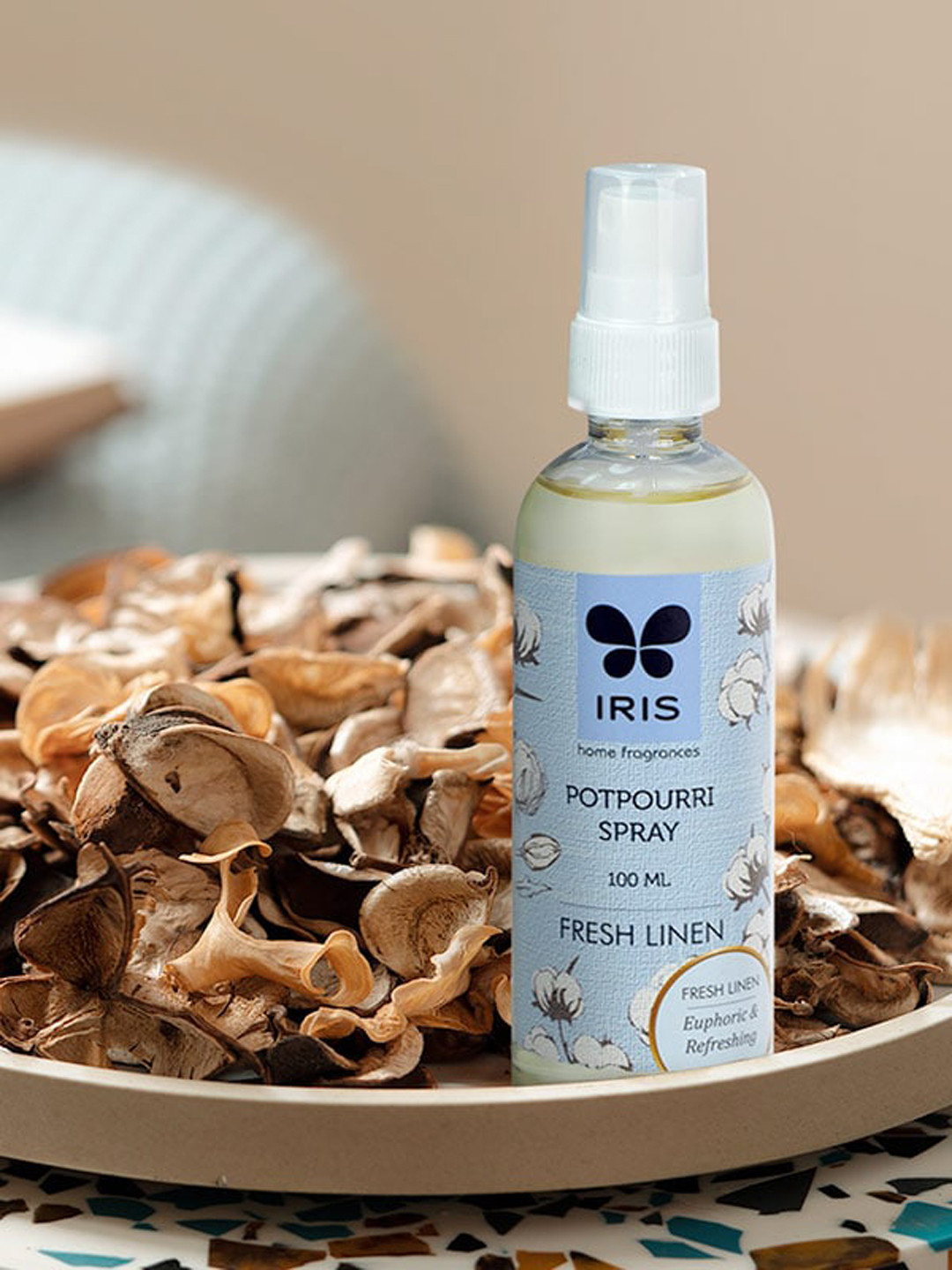 Buy Iris Blue Potpourri Refresher Oil Spray Potpourri for Unisex