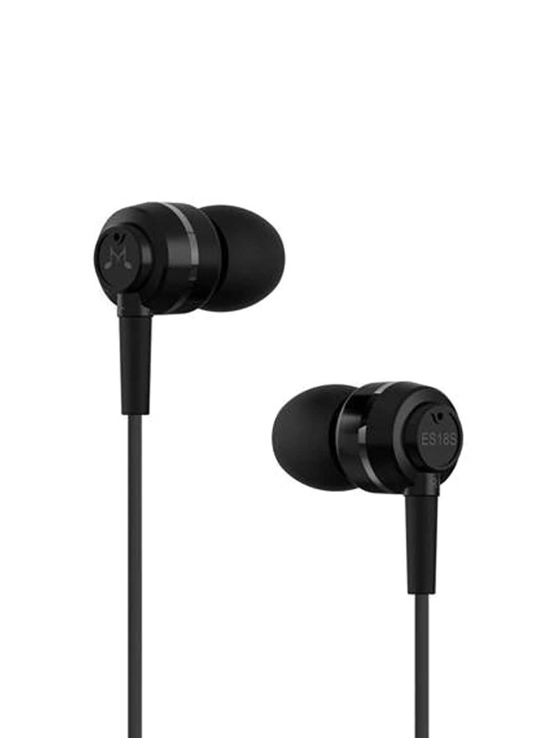 Buy SoundMagic Black Earphones With Mic SM ES18S - Headphones for ...