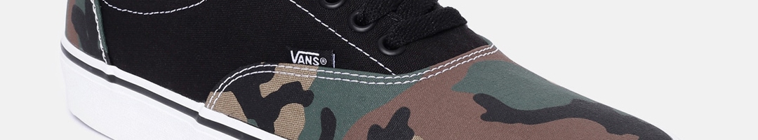 Buy Vans Men Black & Brown Camouflage Printed Sneakers - Casual Shoes ...