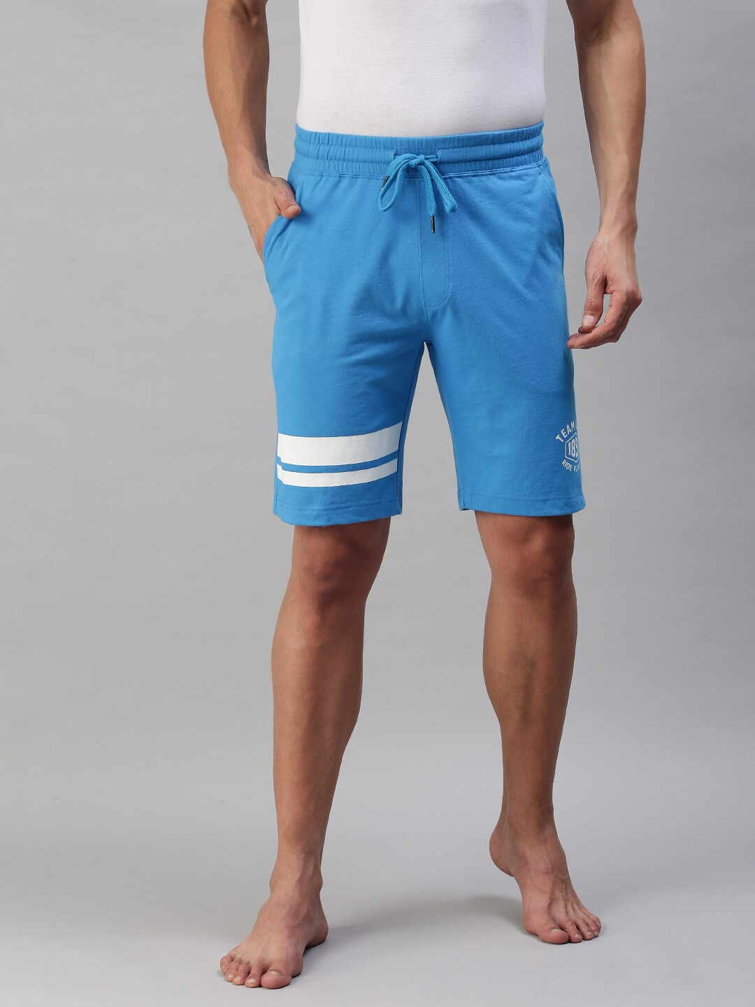 Buy U S Polo Assn Men Blue Lounge Shorts Lounge Shorts for Men
