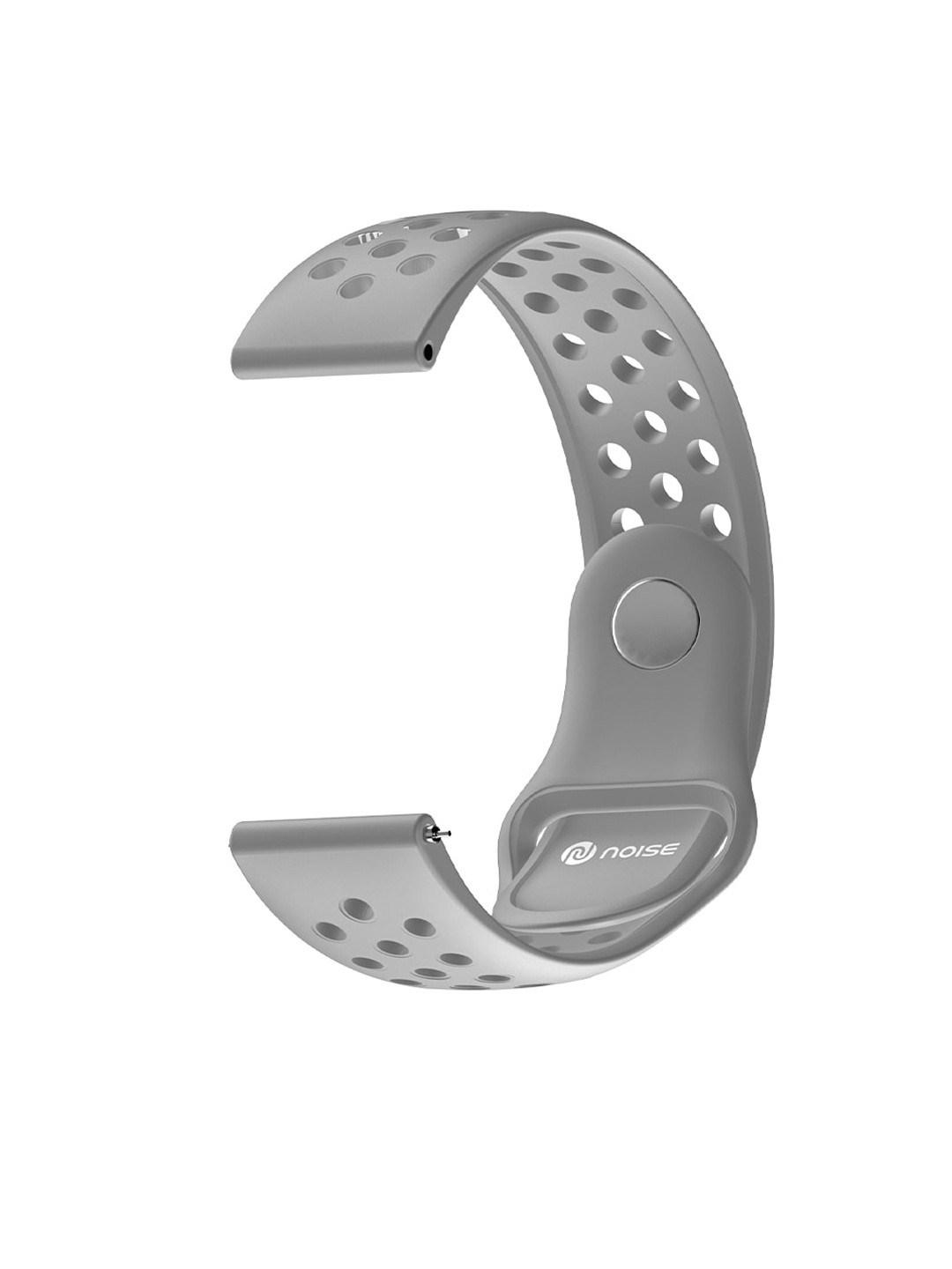 Buy NOISE Unisex Silver Sport Edition Silicone Smartwatch Strap Watch