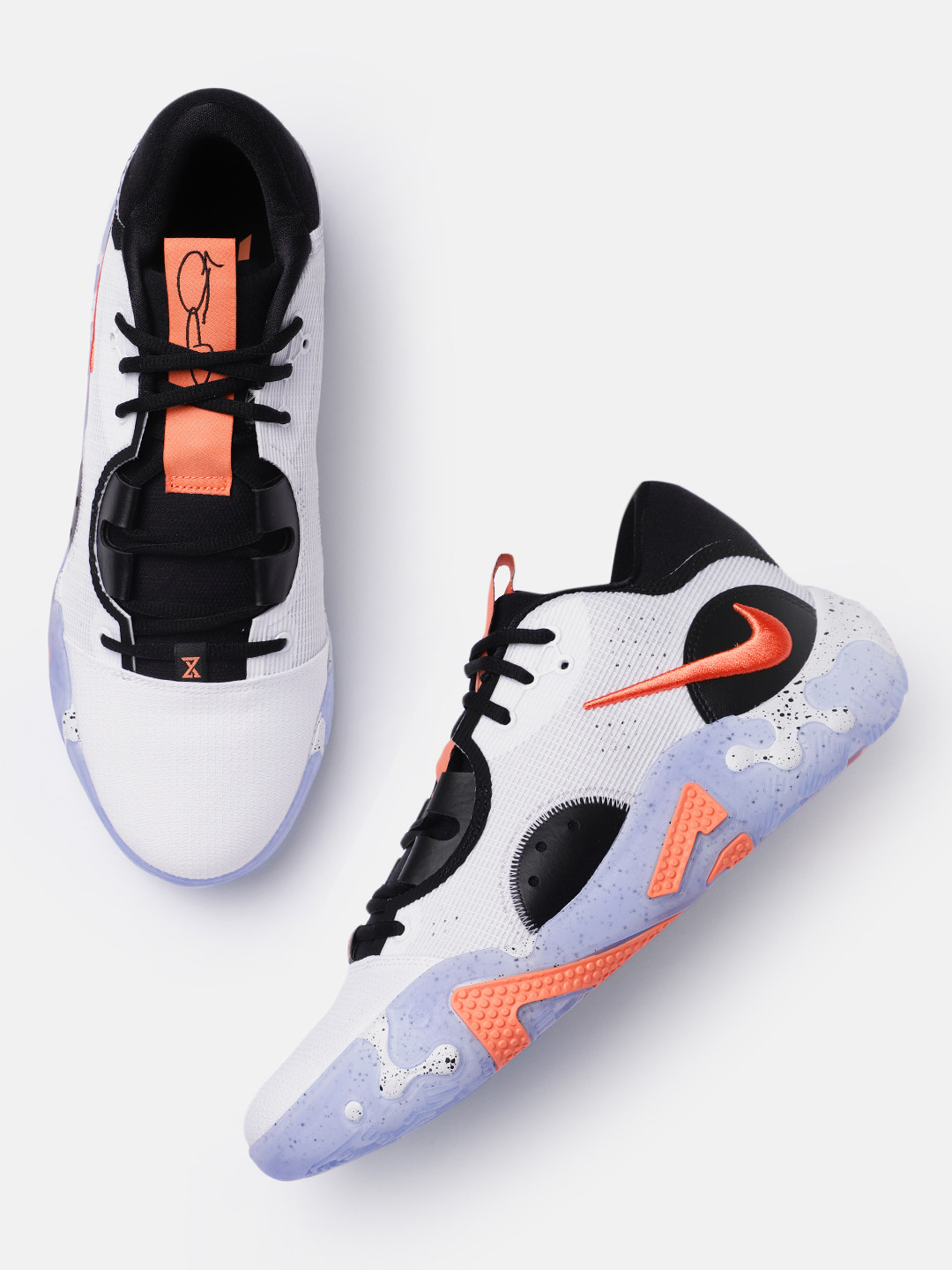 Buy Nike Unisex White PG 6 EP Basketball Shoes Sports Shoes for