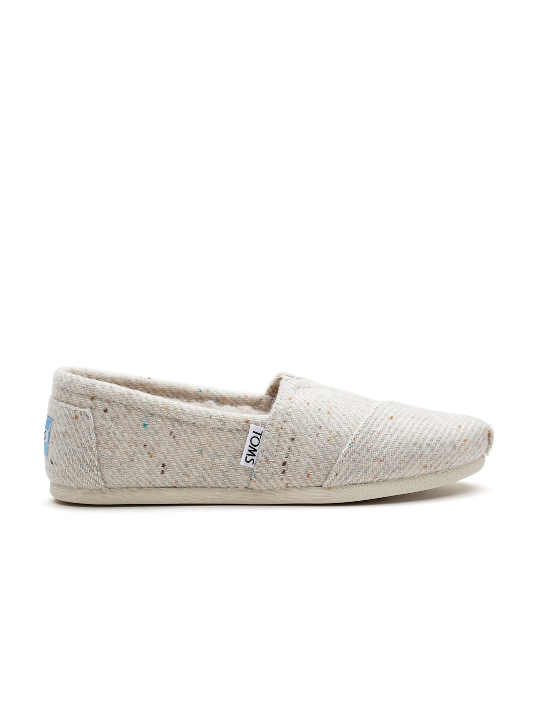toms white slip ons