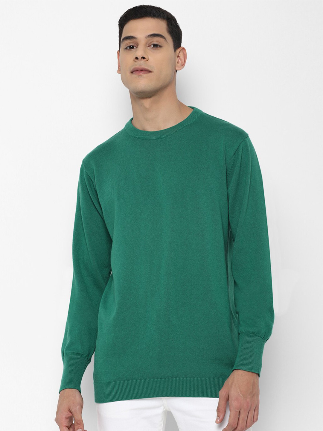Buy FOREVER 21 Men Green Pullover Sweaters for Men 16279744 Myntra
