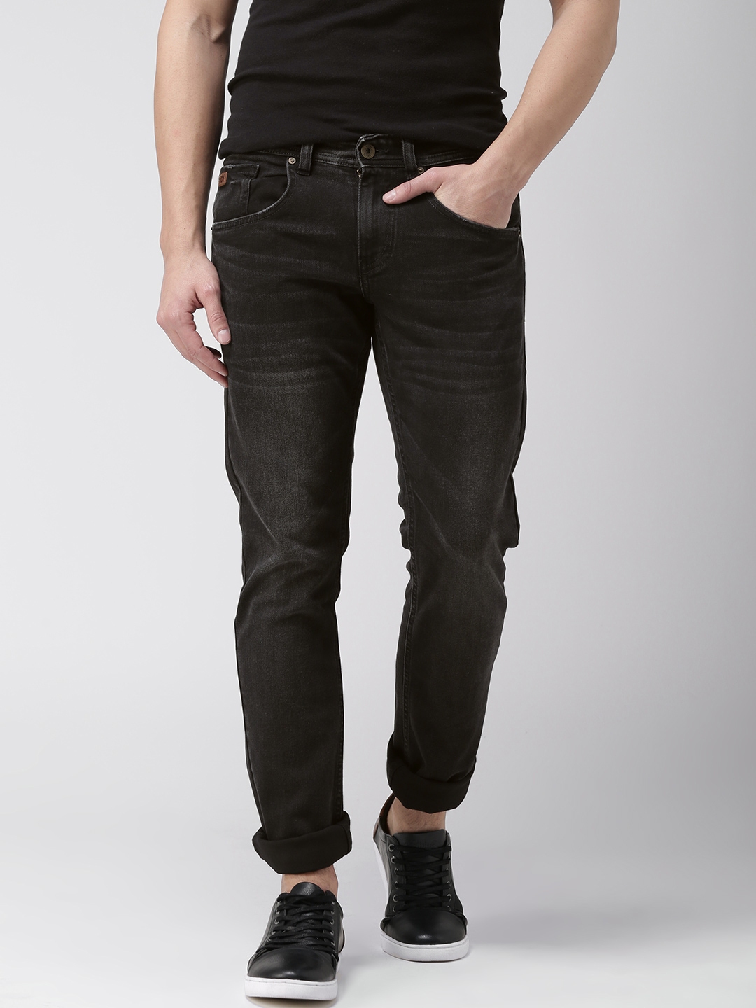 Buy Celio Men Black Slim Fit Stretchable Jeans - Jeans for Men 1628099 ...