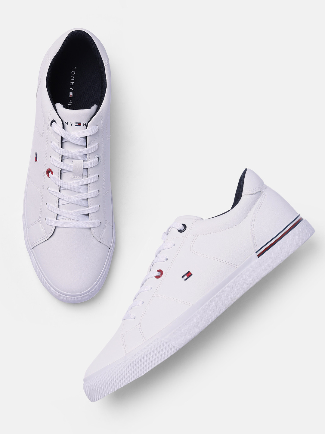 tommy hilfiger white sneakers