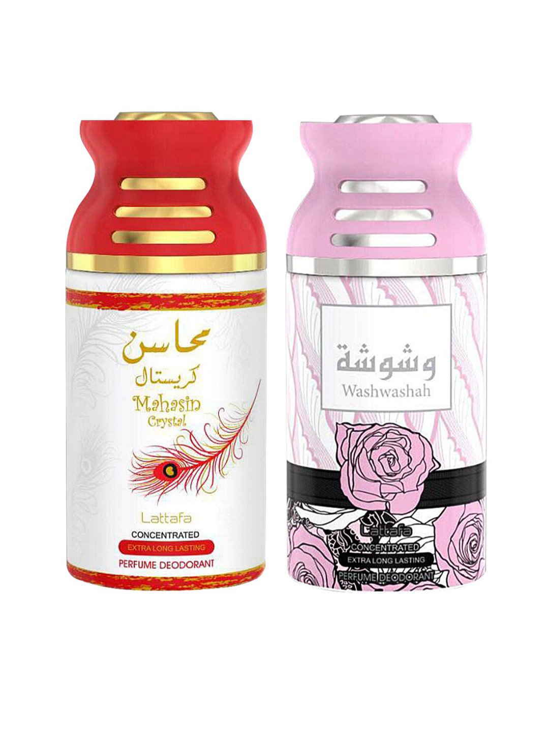 Buy Lattafa Pack Of 2 Deodorant Body Sprays 250 Ml Deodorant for Unisex 16286658 Myntra