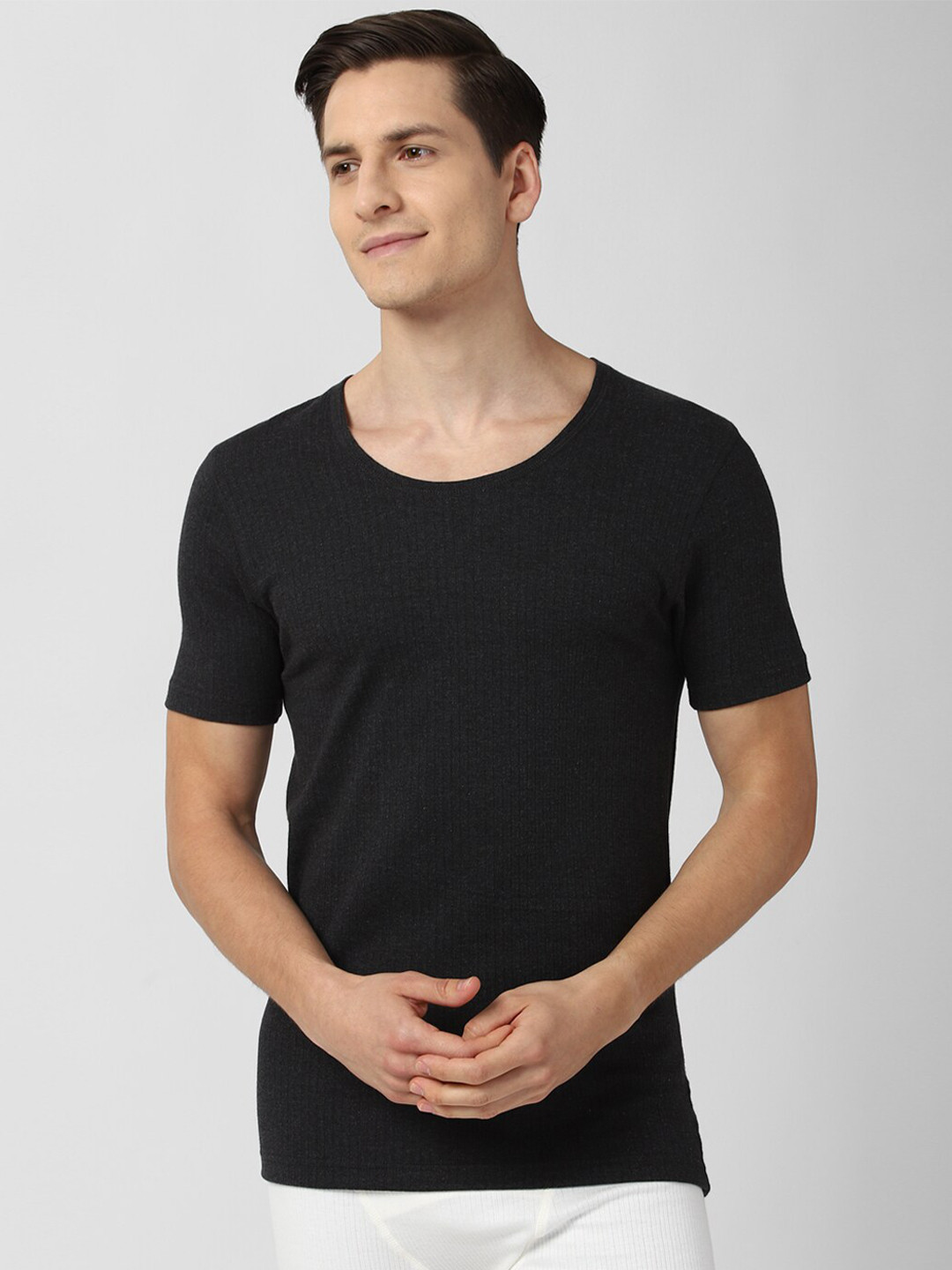 Buy Peter England Men Black T Shirt Tshirts for Men 16292462 Myntra