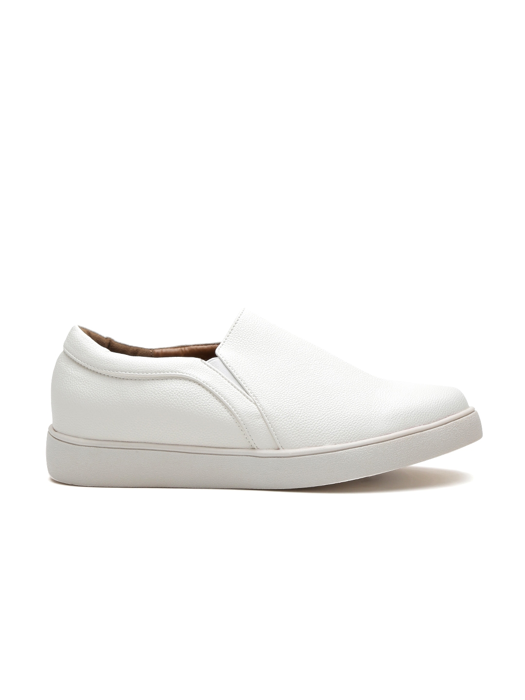 white slip on trainer womens