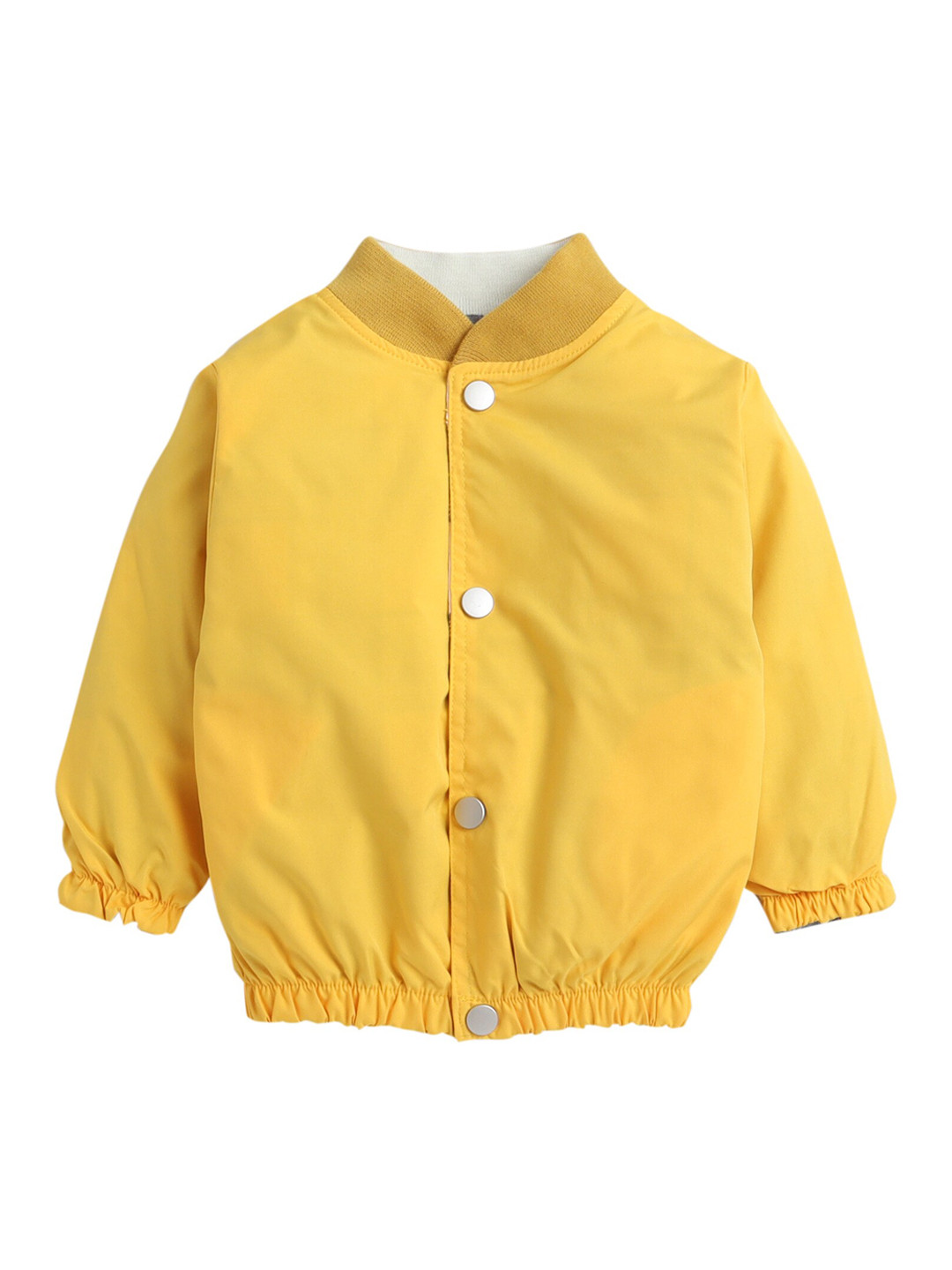 Buy Hopscotch Boys Yellow Tailored Jacket With Embroidered Jackets