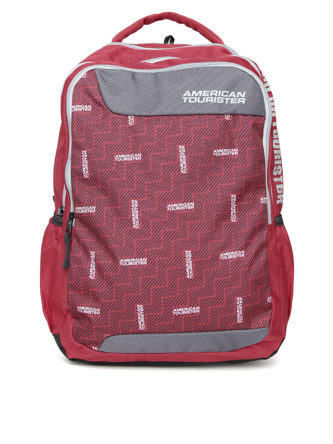Buy AMERICAN TOURISTER Unisex Red Logo Print Backpack Backpacks for