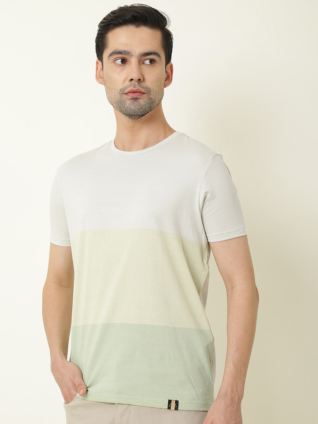 Rare Rabbit T Buy RARE RABBIT Men Chevy Striped Pure Cotton Slim Fit T Shirt ...