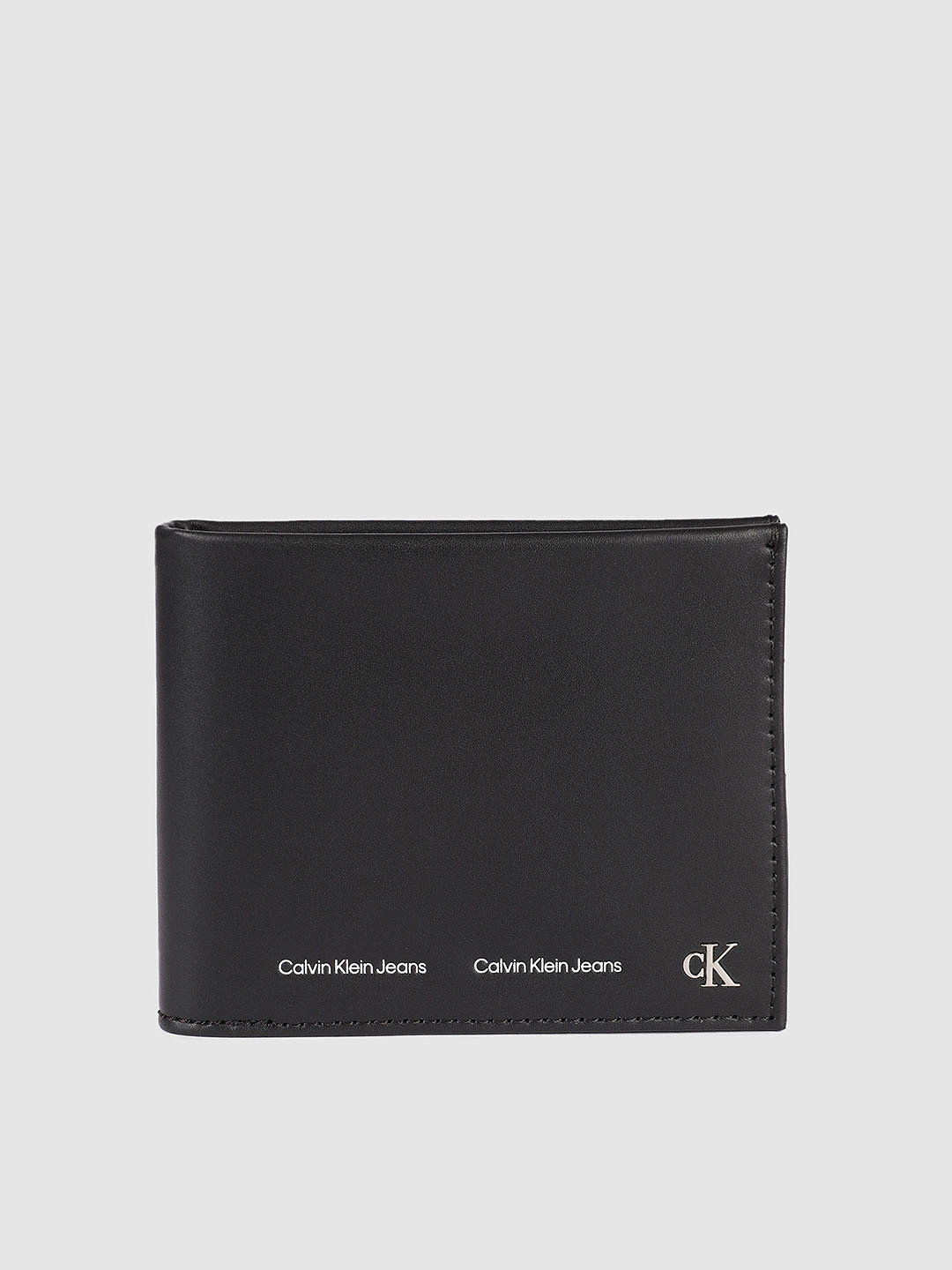 Buy Calvin Klein Men Black Leather Two Fold Wallet Wallets for Men
