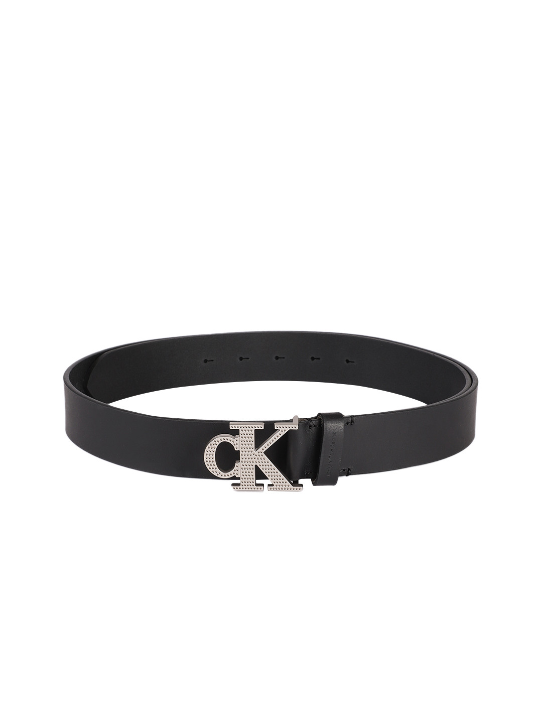 Buy Calvin Klein Men Black Leather Belt Belts for Men 16348448 Myntra