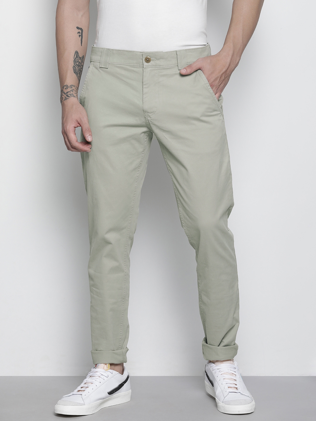 tommy hilfiger grey chinos