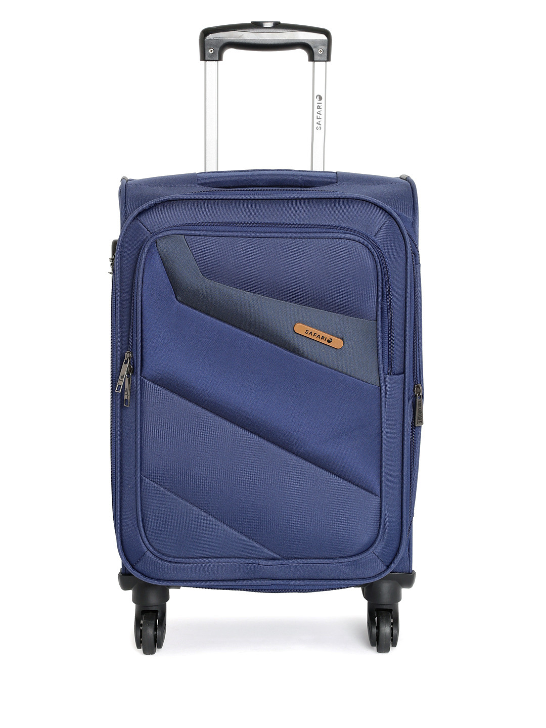 Buy Safari Unisex Navy Korrekt 4W 55 Small Trolley Bag Trolley Bag