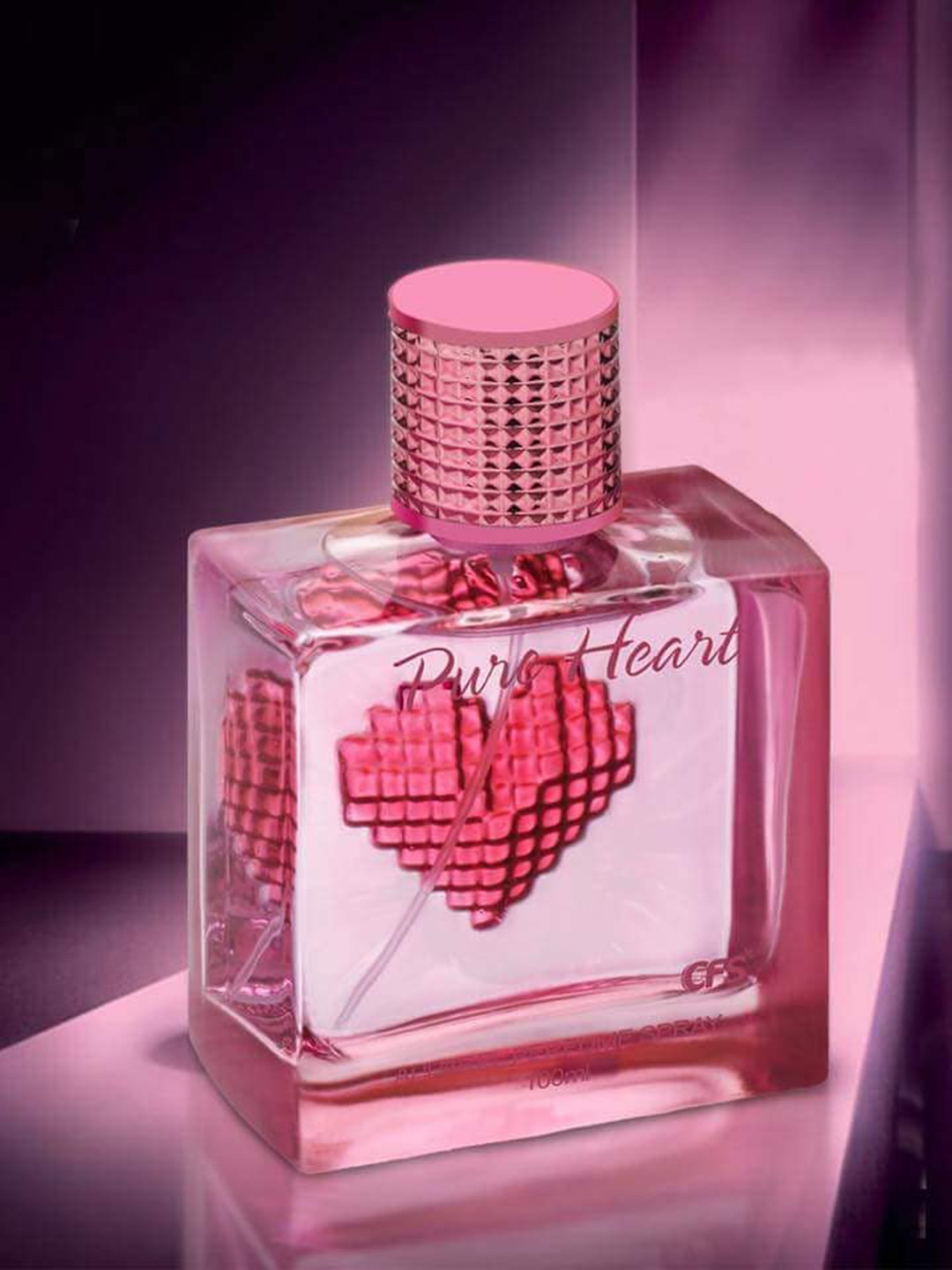 Buy CFS Women Pink Pure Heart Pink Long Lasting Perfume 100ml Perfume
