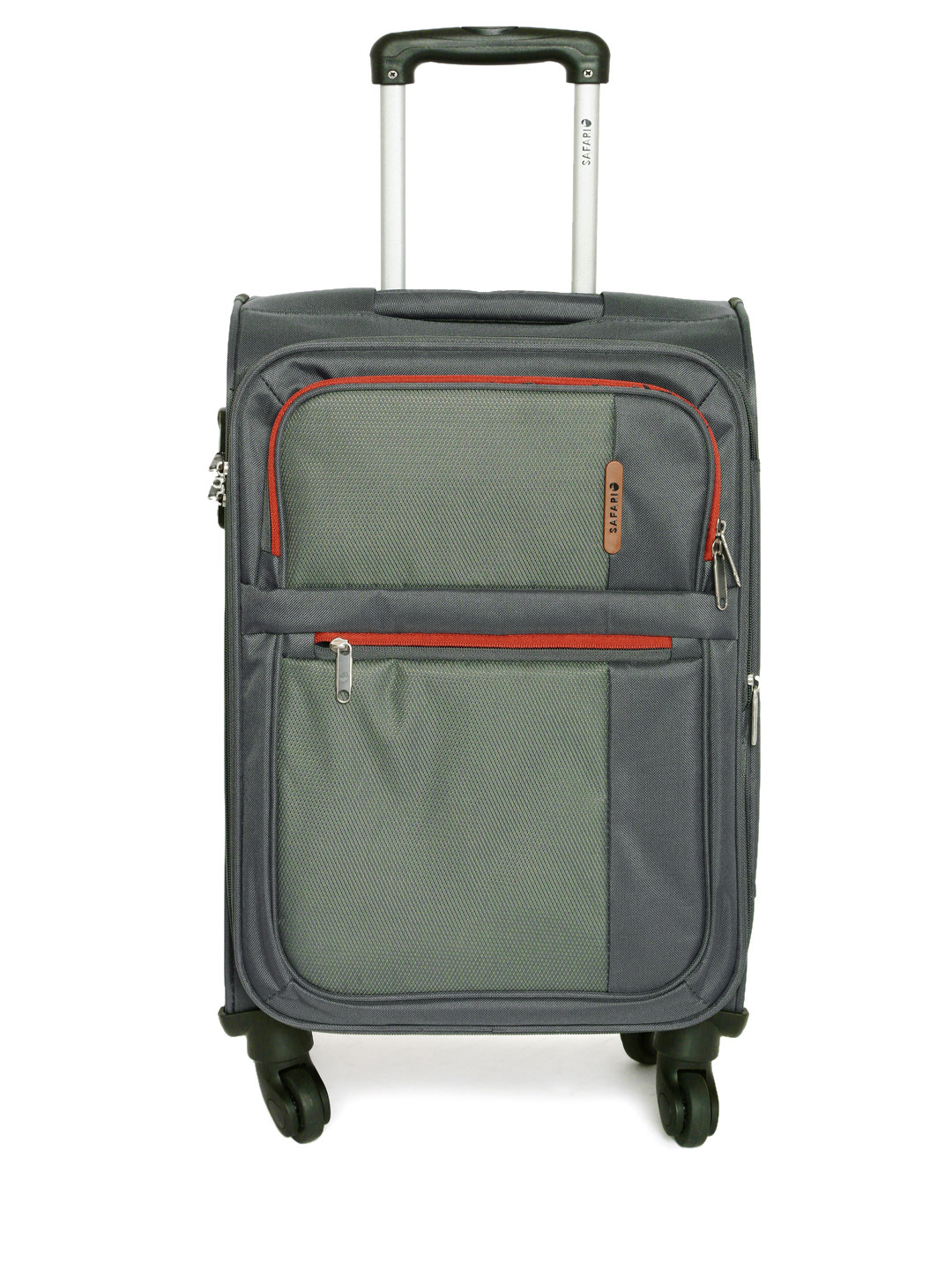 Buy Safari Unisex Grey Hush 4W 55 Small Trolley Bag Trolley Bag for