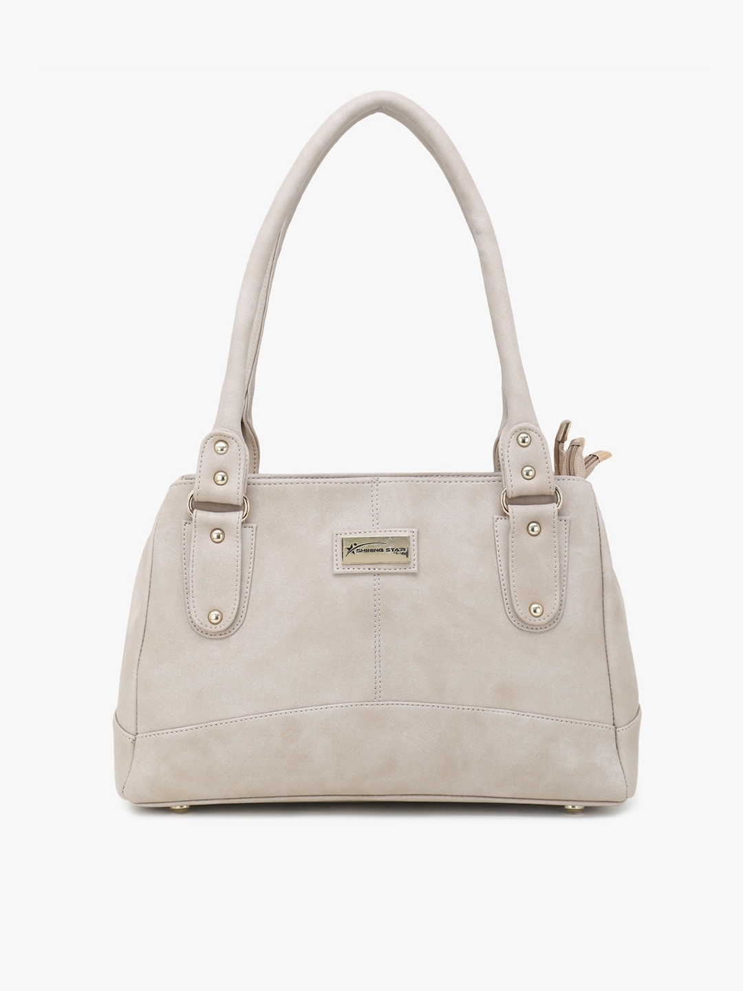 Buy SHINING STAR Cream Coloured Solid Shoulder Bag - Handbags for Women ...