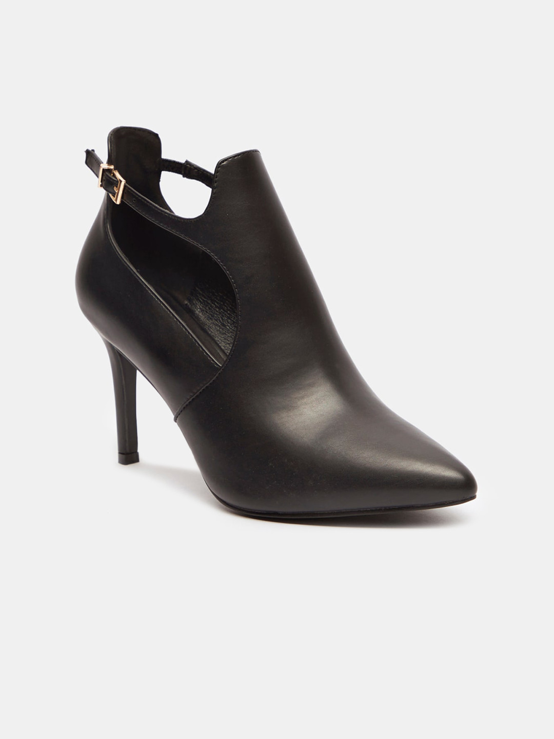 Buy Shoexpress Black PU Stiletto Pumps Heels for Women 16368572 Myntra